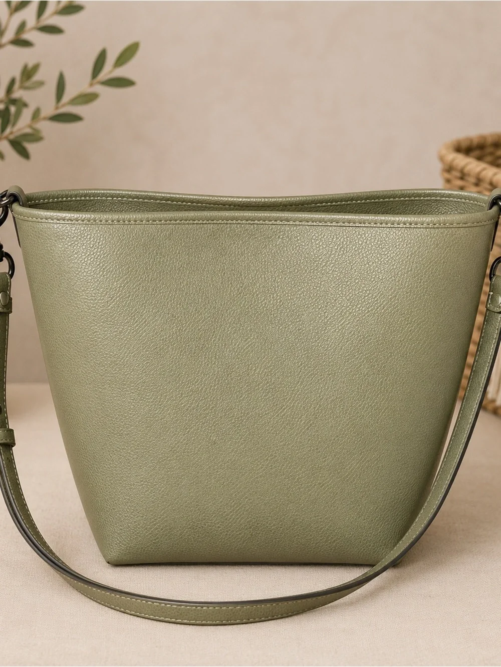 Coach City Bucket Crossbody Bag Military Green